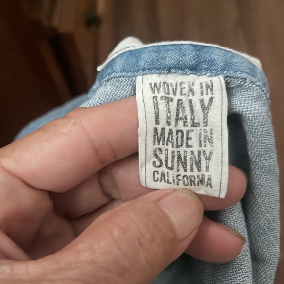 Frank & Eileen Denim Sky Blue Button-Up size XL - Picture 8 of 8